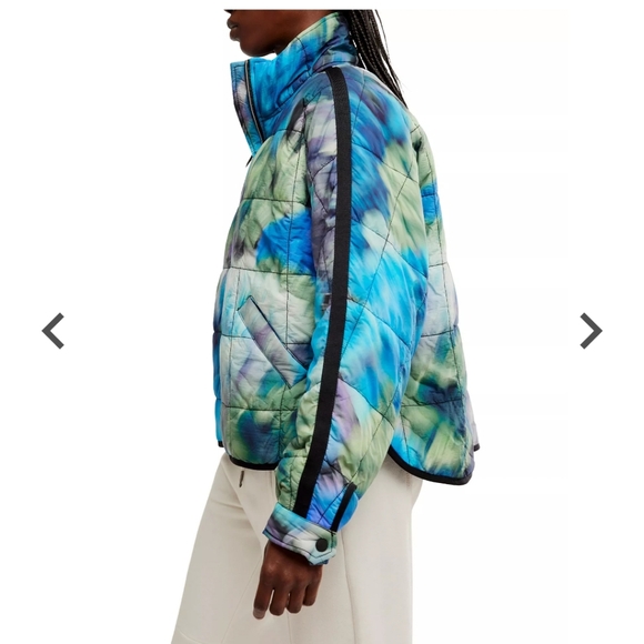 NWT FP Movement Women's Pippa Printed Packable Jacket Blurry Flower size XS - Picture 3 of 10